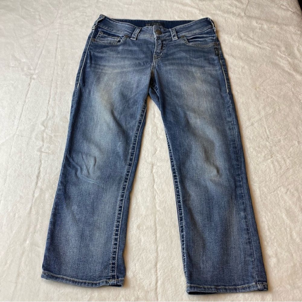 Silver Jeans Suki Mid Capris Size 29